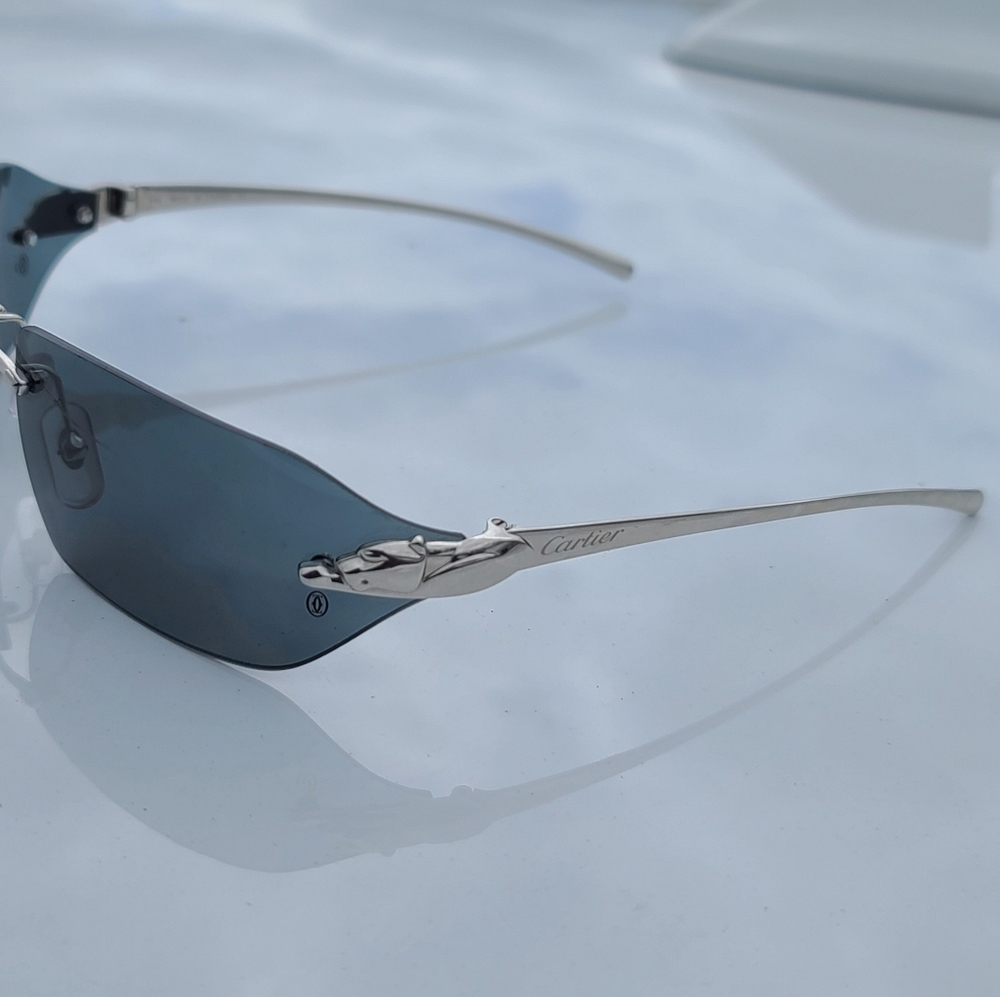 Cartier Paris Panthere Rimless Sunglasses
